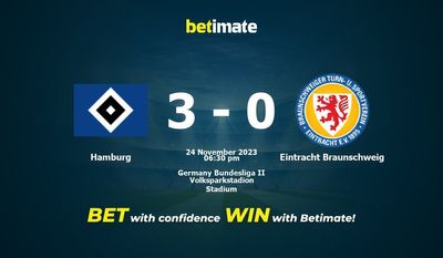 Hamburg vs Eintracht Braunschweig Förutsägelse, odds och speltips 2023-11-24