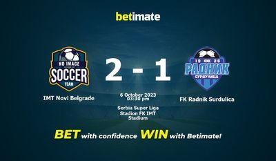 IMT Novi Belgrad vs FK Radnik Surdulica Förutsägelse, odds och speltips 2023-06-10