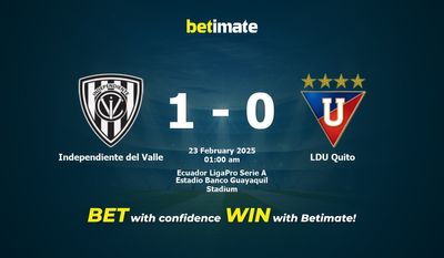 Independiente del Valle vs LDU Quito förutsägelse, odds och vadslagning 2025-02-23