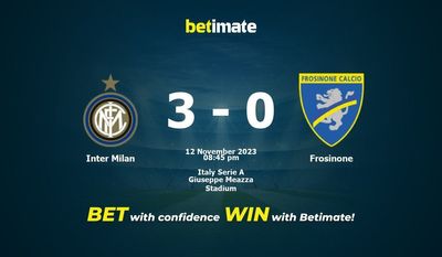 Inter Milan vs Frosinone Förutsägelse, odds och speltips 2023-12-11