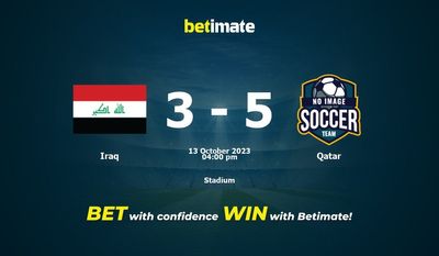 Irak vs Qatar Förutsägelse, odds och vadslagning 2023-10-13