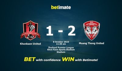 Khonkaen United vs Muang Thong United Förutsägelse, odds och speltips 2023-08-10