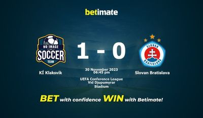 KÍ Klaksvík vs Slovan Bratislava Förutsägelse, odds och speltips 2023-11-30