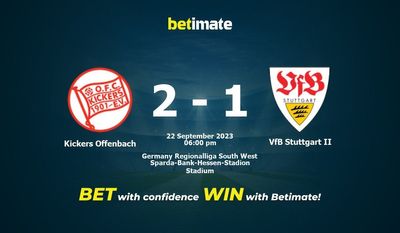 Kickers Offenbach vs VfB Stuttgart II Förutsägelse, odds och speltips 2023-09-22