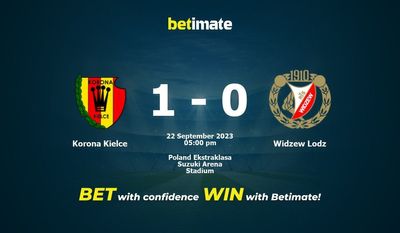 Korona Kielce vs Widzew Lodz förutsägelse, odds och speltips 2023-09-22