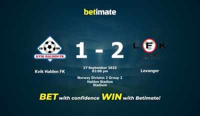 Kvik Halden FK vs Levanger Förutsägelse, odds och speltips 2023-09-17