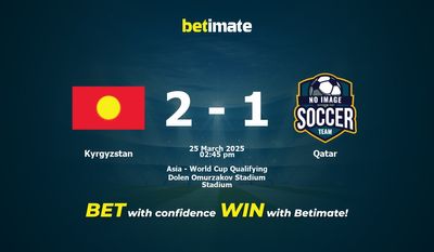 Kyrgizistan vs Qatar förutsägelse, odds och speltips 2025-03-25