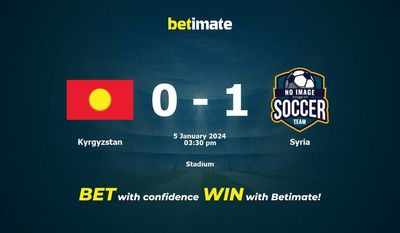 Kyrgizistan vs Syrien Förutsägelse, odds och speltips 01/05/2024