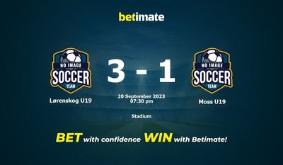 Lørenskog U19 vs Moss U19 Förutsägelse, odds & speltips 2023-09-20