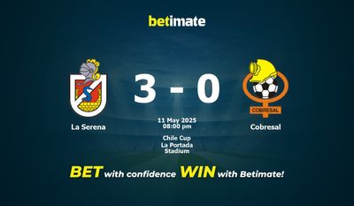 La Serena vs Cobresal Förutsägelse, odds och speltips 11/05/2025