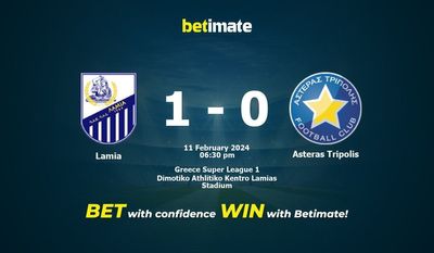 Lamia vs Asteras Tripolis förutsägelse, odds och speltips 2024-11-02