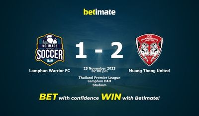 Lamphun Warrior FC vs Muang Thong United Förutsägelse, odds och speltips 2023-11-25
