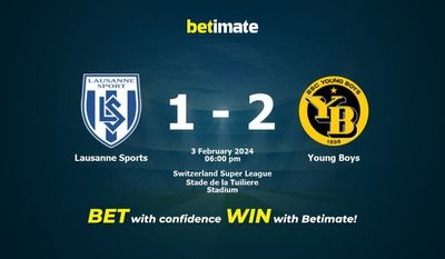 Lausanne Sports vs Young Boys Förutsägelse, odds och vadslagning 2024-03-02