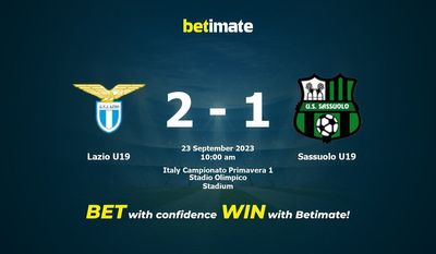 Lazio U19 vs Sassuolo U19 Förutsägelse, odds och bettingtips 2023-09-23