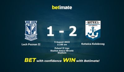 Lech Poznan II vs Kotwica Kolobrzeg Förutsägelse, odds och speltips 2023-05-08