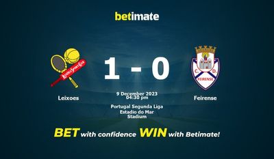 Leixoes vs Feirense förutsägelse, odds och speltips 2023-09-12