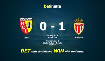 Lens vs Monaco Förutsägelse, odds och speltips 17/05/2025