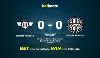 Libertad Asuncion vs Olimpia Asuncion Förutsägelse, odds och vadslagning 2025-03-15
