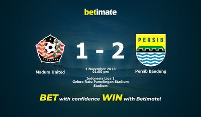 Madura United vs Persib Bandung förutsägelse, odds och vadslagning 2023-11-01