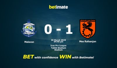 Malavan vs Mes Rafsanjan Förutsägelse, odds och speltips 2025-03-30