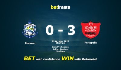 Malavan vs Persepolis Förutsägelse, odds och vadslagning 2023-10-29