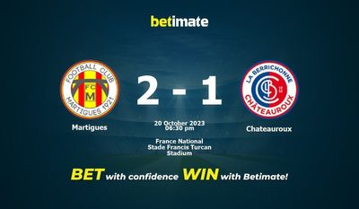 Martigues vs Chateauroux Förutsägelse, odds och speltips 2023-10-20