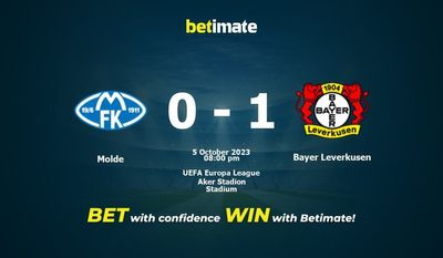 Molde vs Bayer Leverkusen Förutsägelse, odds och speltips 2023-05-10