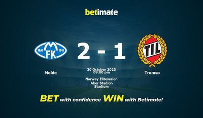 Molde vs Tromsö förutsägelse, odds och speltips 2023-10-30