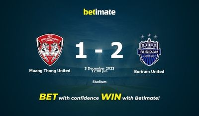 Muang Thong United vs Buriram United Förutsägelse, odds och speltips 2023-03-12