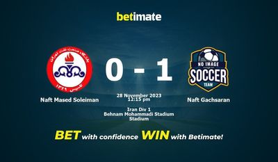 Naft Mased Soleiman vs Naft Gachsaran Förutsägelse, odds och vadslagning 2023-11-28
