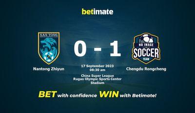 Nantong Zhiyun vs Chengdu Rongcheng Förutsägelse, odds och speltips 2023-09-17