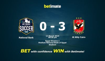 National Bank vs Al Ahly Cairo Prognos, odds och vadslagningstips 2024-12-03