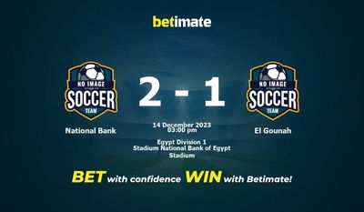 National Bank vs El Gounah Förutsägelse, odds och vadslagning 2023-12-14