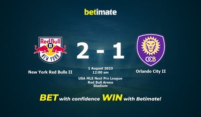 New York Red Bulls II vs Orlando City II förutsägelse, odds och speltips 2023-07-31