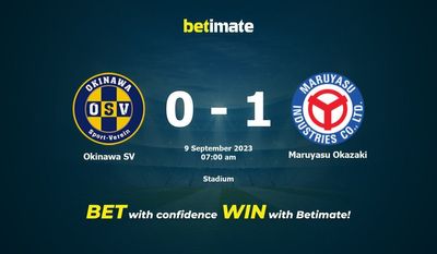 Okinawa SV vs Maruyasu Okazaki förutsägelse, odds och speltips 2023-09-09