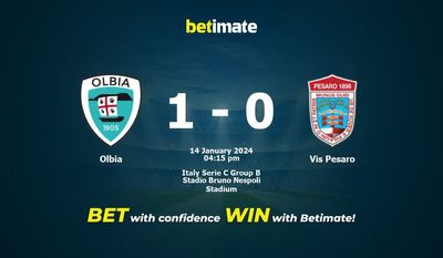 Olbia vs Vis Pesaro förutsägelse, odds och speltips 2024-01-14