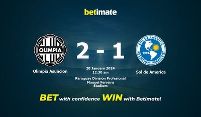 Olimpia Asuncion vs Sol de America Förutsägelse, odds och speltips 2024-01-19