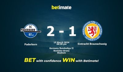 Paderborn vs Eintracht Braunschweig Förutsägelse, odds och speltips 2024-03-15
