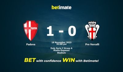 Padova vs Pro Vercelli förutsägelse, odds och vadslagning 2023-11-19