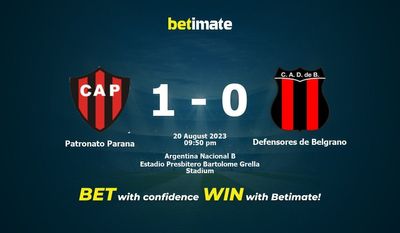 Patronato Parana vs Defensores de Belgrano Förutsägelse, odds och speltips 2023-08-20