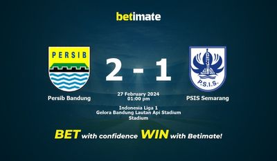 Persib Bandung vs PSIS Semarang förutsägelse, odds och speltips 2024-02-27