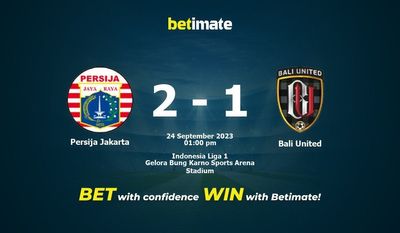 Persija Jakarta vs Bali United Förutsägelse, odds och speltips 2023-09-24