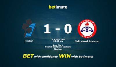 Peykan vs Naft Mased Soleiman Förutsägelse, odds och speltips 2025-11-03