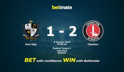Port Vale vs Charlton Förutsägelse, odds och speltips 2024-06-01