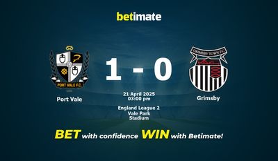 Port Vale vs Grimsby Förutsägelse, odds och speltips 2025-04-21
