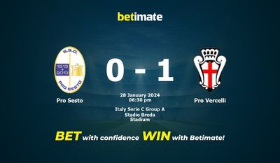 Pro Sesto vs Pro Vercelli förutsägelse, odds och speltips 2024-01-28