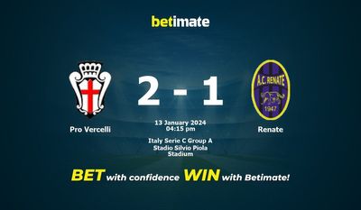 Pro Vercelli vs Renate förutsägelse, odds och speltips 2024-01-13