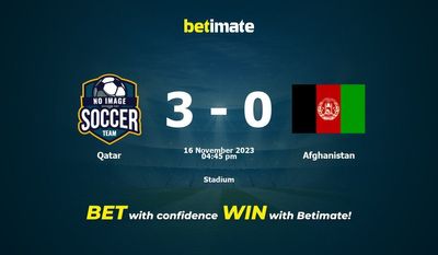 Qatar vs Afghanistan Förutsägelse, odds och vadslagning 2023-11-16