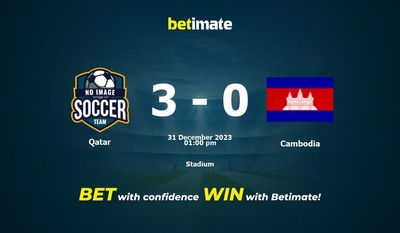 Qatar vs Kambodja Förutsägelse, odds och vadslagning 2023-12-31