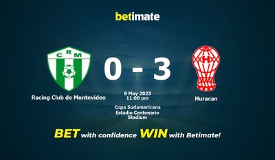 Racing Club de Montevideo vs Huracan Förutsägelse, Odds & Speltips 05/08/2025